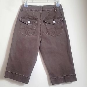 Jag Brown Denim Bermuda Shorts